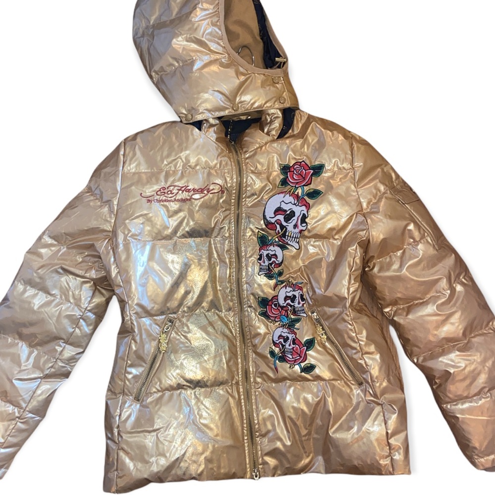 RARE ED HARDY PUFFER